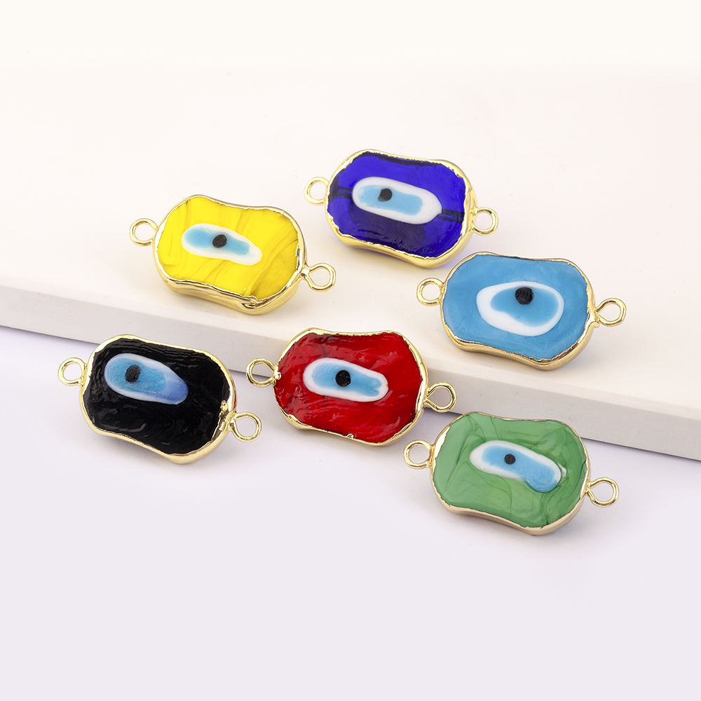 Men Accessories Evil Eye - قلادة عين الحسد الملونة بتصميم خاص