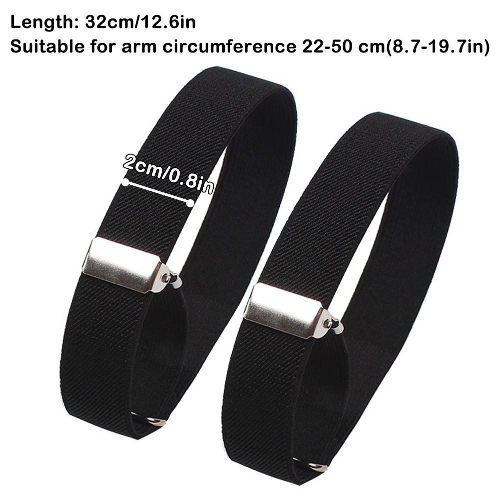 Men'S Accessories Holder - قطعتان من أربطة الأكمام المرنة القابلة