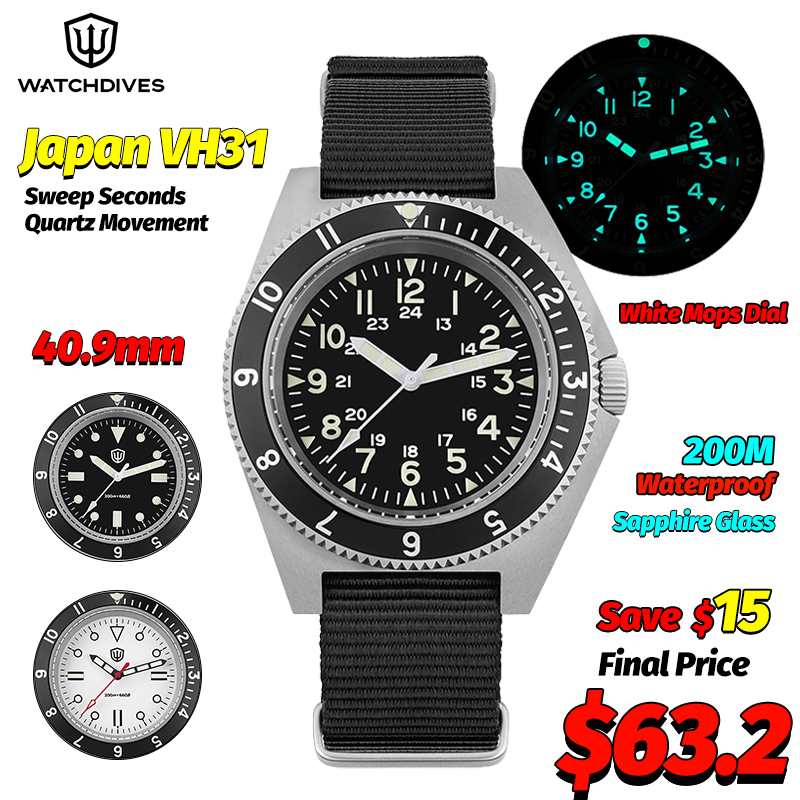 Men Accessories Jewelry - Watchdives WD1972 ساعة كوارتز الياقوت مضيئة