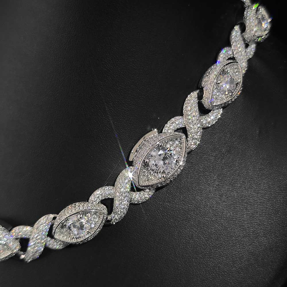 سلسلة كوبية بتصميم عين الشر وا - مراجعة Men Accessories Evil Eye وسعره