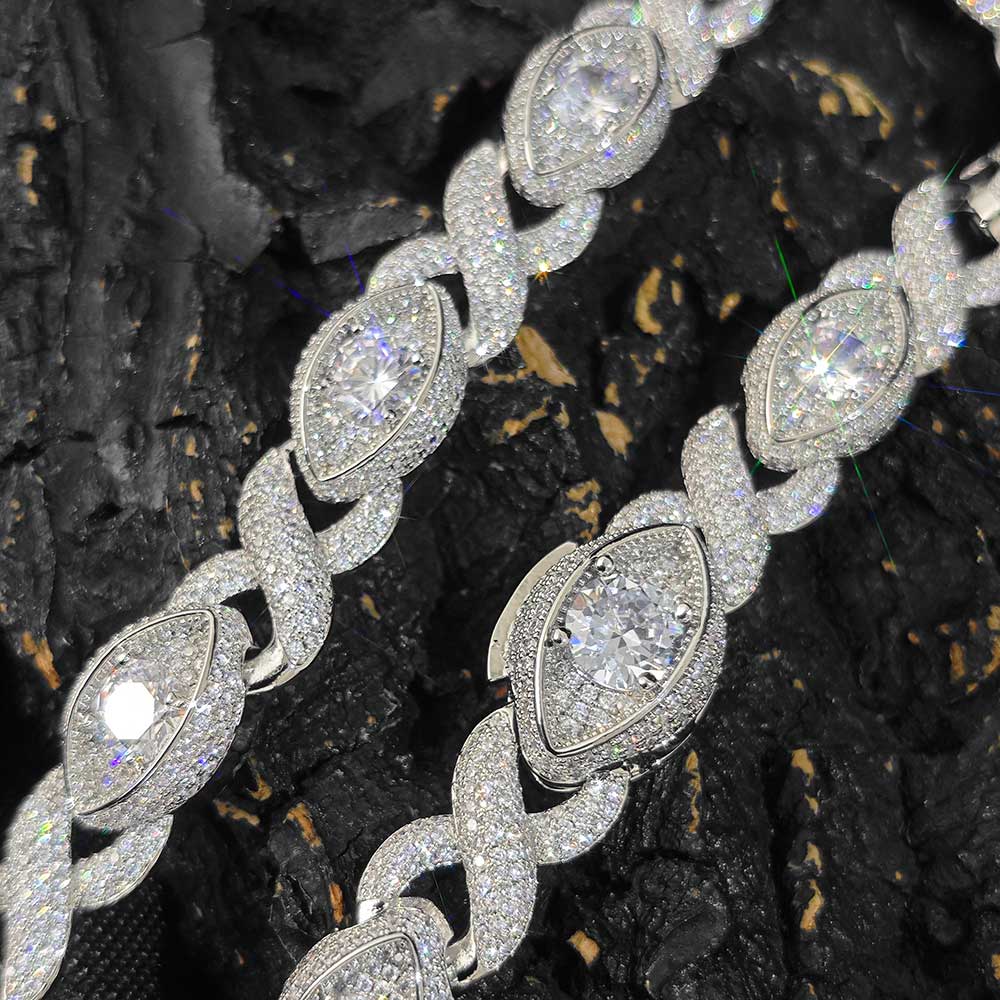 سلسلة كوبية بتصميم عين الشر وا - مراجعة Men Accessories Evil Eye وسعره