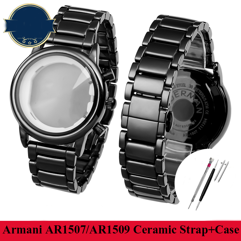 حزام من السيراميك وحالة للرجال - مراجعة Men'S Accessories Armani وسعره