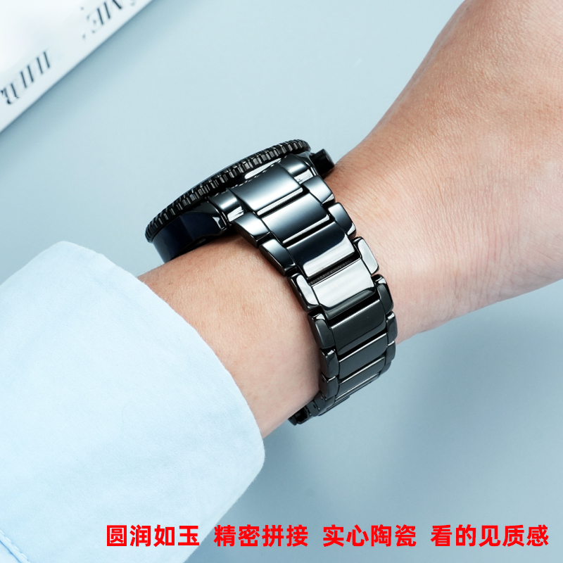 حزام ساعة سيراميك + حافظة لساع - مراجعة Men'S Accessories Armani وسعره
