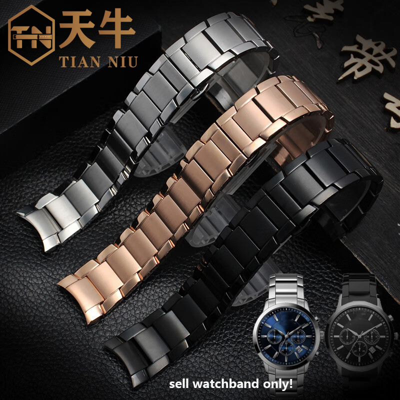 22 مللي متر سوار ل أرماني AR24 - مراجعة Men'S Accessories Armani وسعره