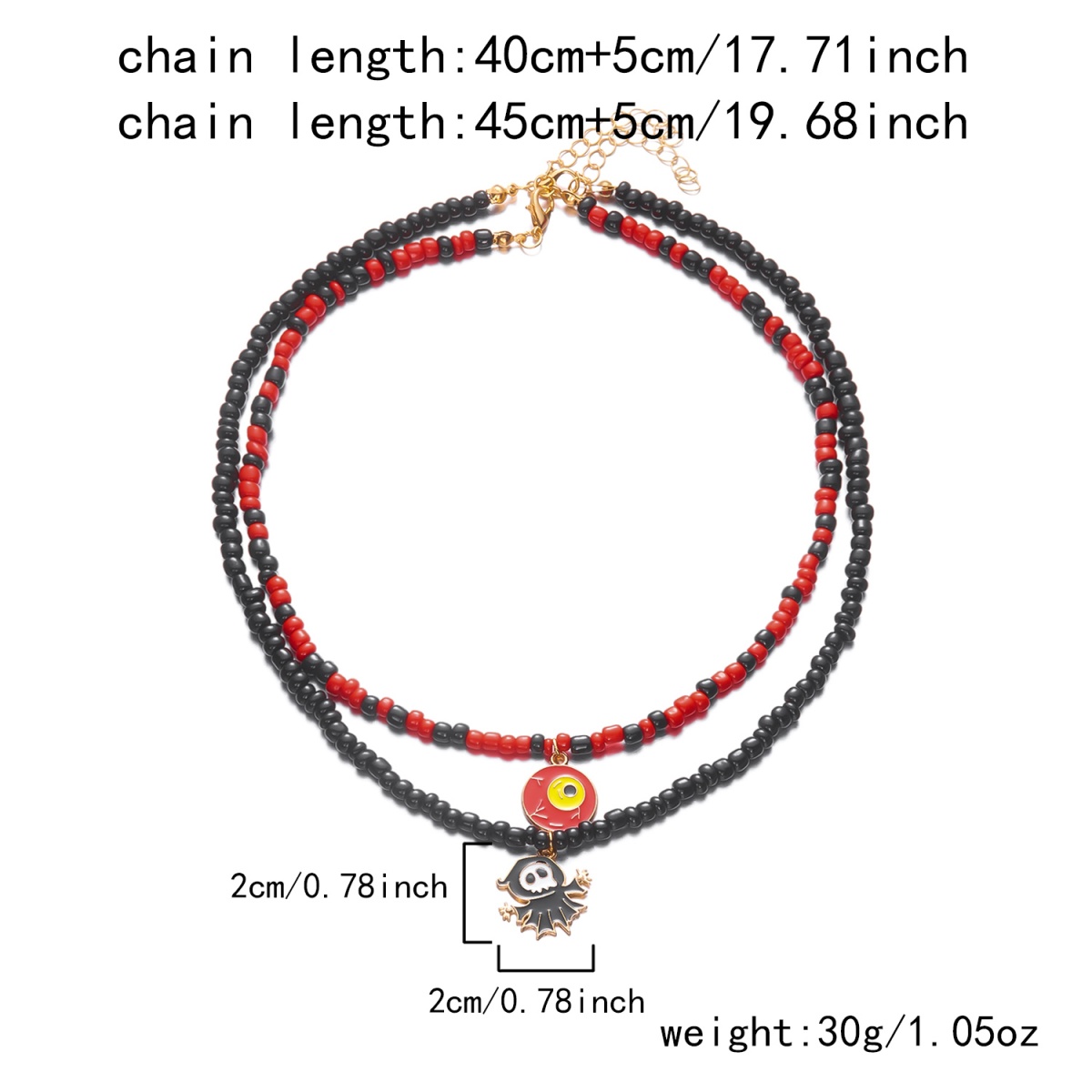 طبقة مزدوجة عين الشر قلادة قلا - مراجعة Men Accessories Evil Eye وسعره