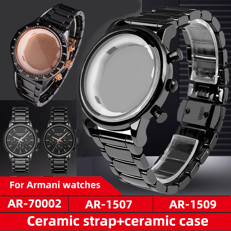 حزام ساعة سيراميك أسود لساعات  - مراجعة Men'S Accessories Armani وسعره