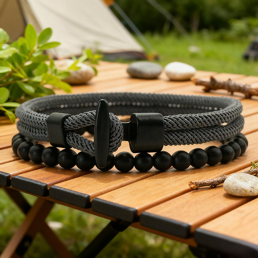 فريد مرساة 2 قطعة رجل سوار مجم - مراجعة Men Accessories Unique وسعره