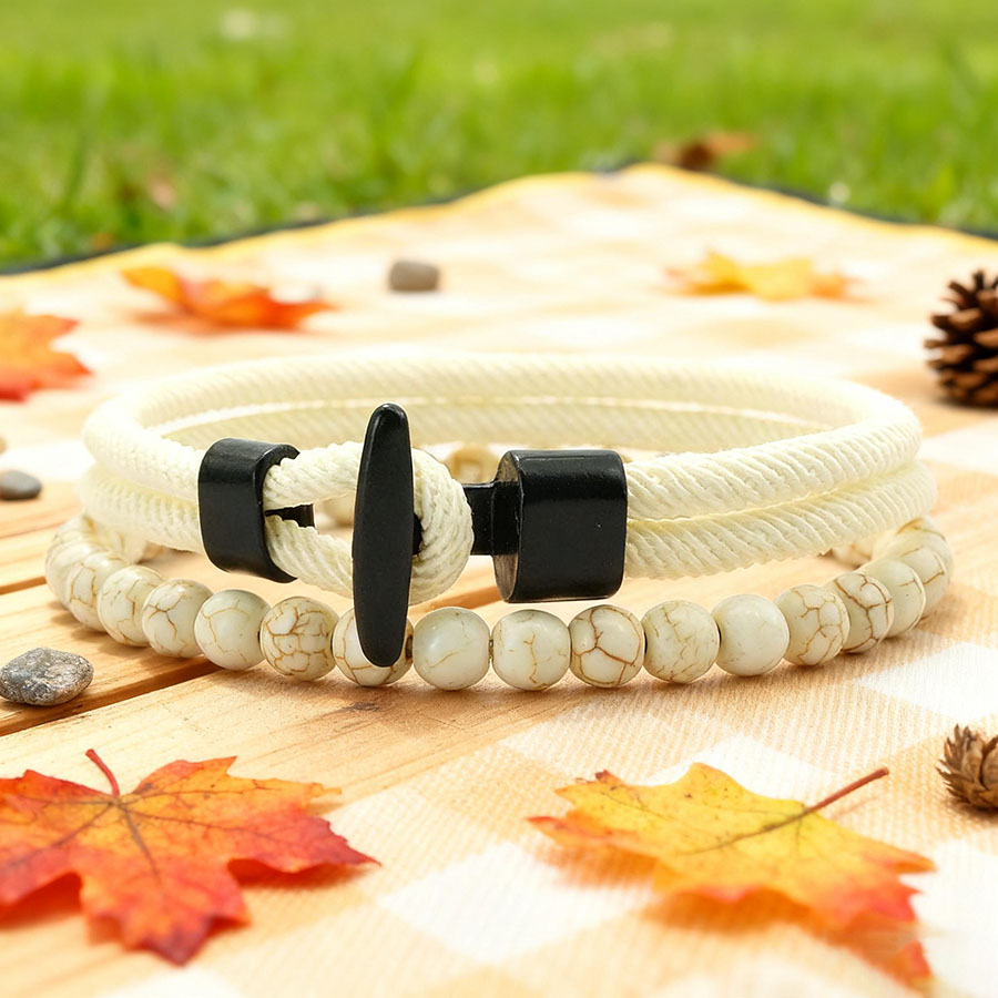 فريد مرساة 2 قطعة رجل سوار مجم - مراجعة Men Accessories Unique وسعره