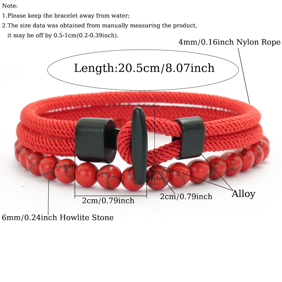 فريد مرساة 2 قطعة رجل سوار مجم - مراجعة Men Accessories Unique وسعره