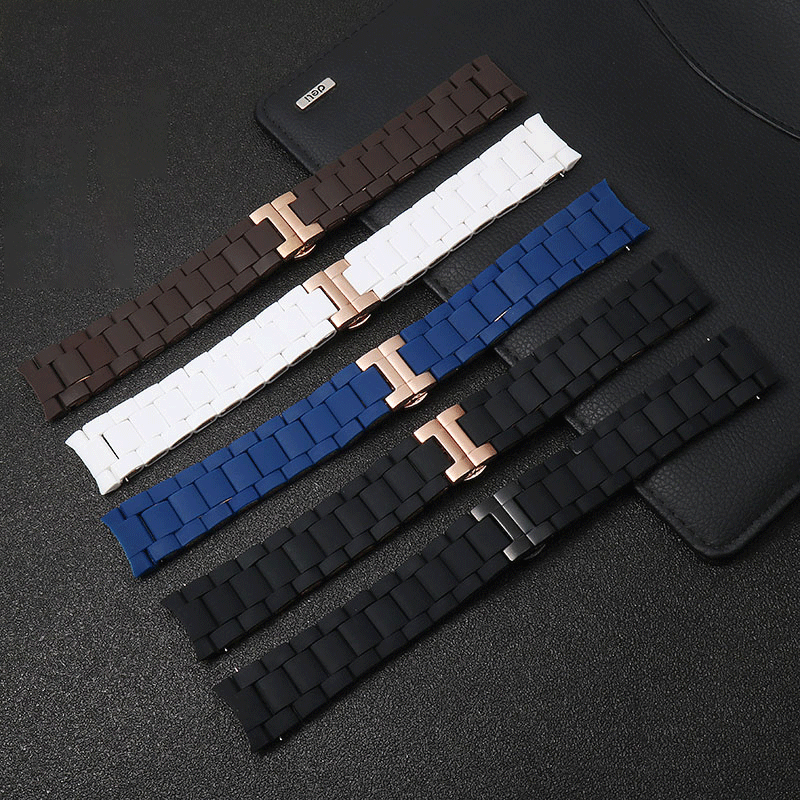 المطاط يرتدون الصلب حزام الساع - مراجعة Men'S Accessories Armani وسعره