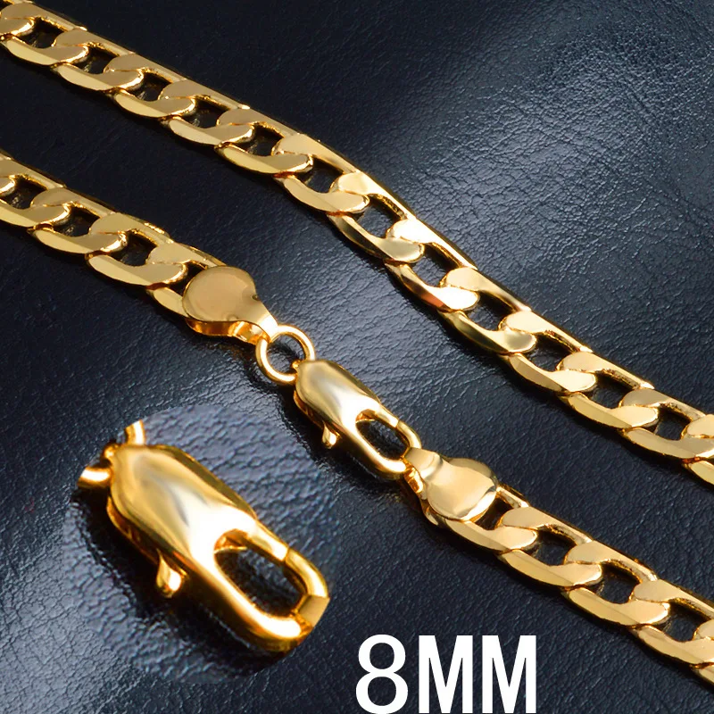 سلسلة ذهبية فاخرة عيار 18 قيرا - مراجعة Men'S Accessories Affordable وسعره