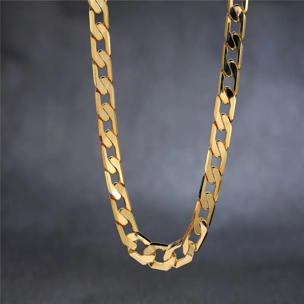 سلسلة ذهبية فاخرة عيار 18 قيرا - مراجعة Men'S Accessories Affordable وسعره