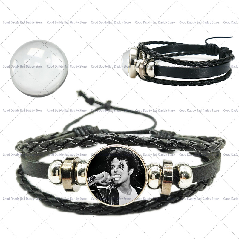 سوار ميشيل جاكسون المنسوج يدوي - مراجعة Men Accessories Jewelry وسعره