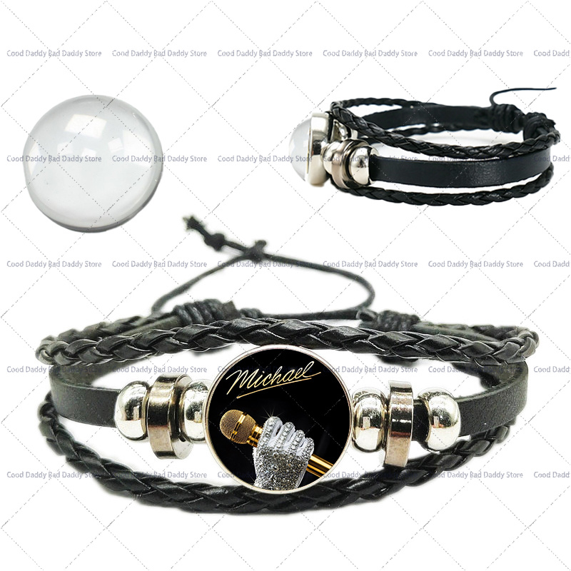 سوار ميشيل جاكسون المنسوج يدوي - مراجعة Men Accessories Jewelry وسعره