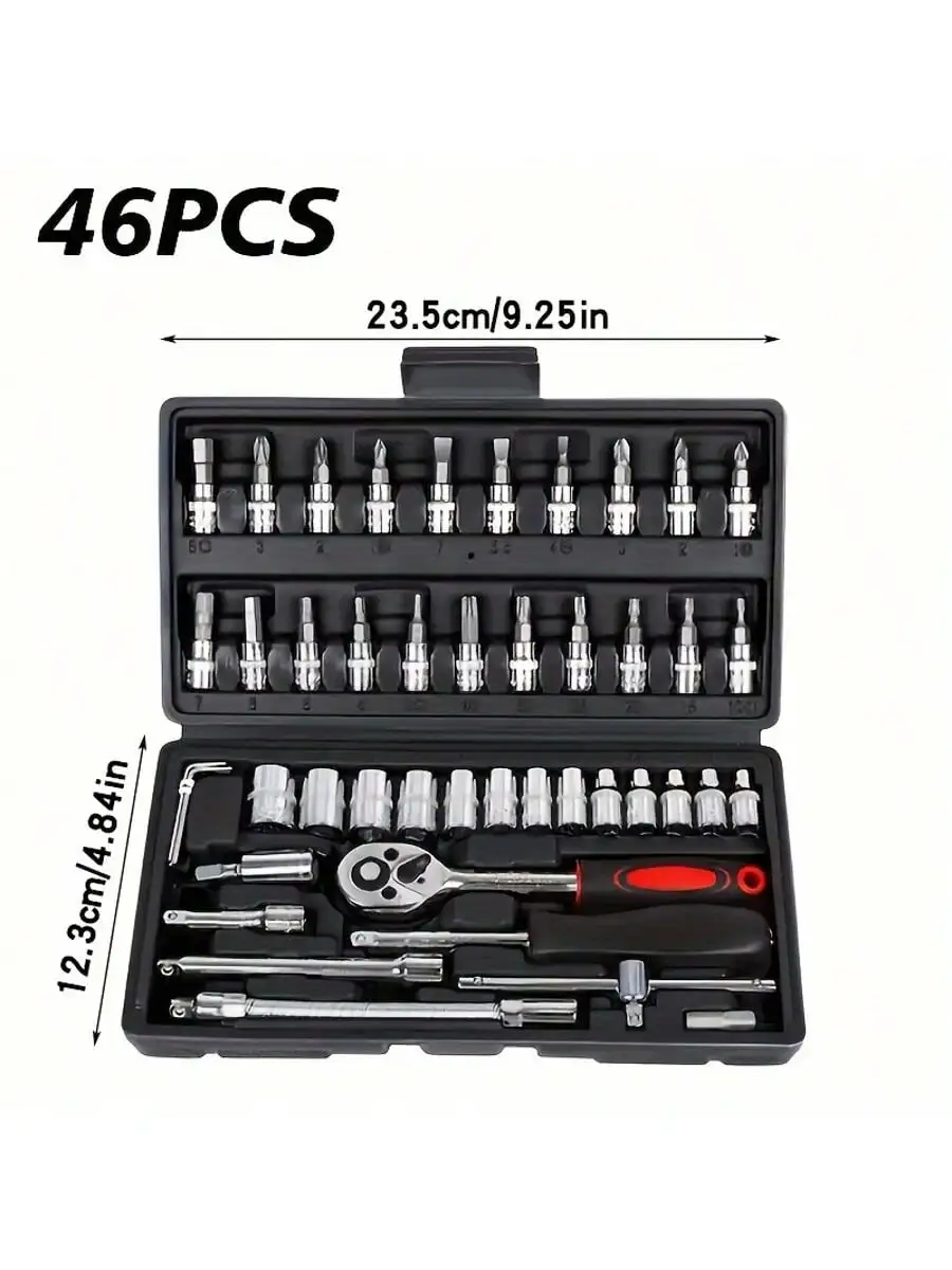 طقم مفاتيح ربط بسقاطة 46 قطعة  - مراجعة Men'S Accessories Rack وسعره